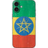 Ethiopia Flag Distressed iPhone 16 Plus Skin